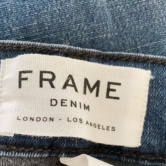NWT Frame Denim Le Skinny de Jeanne Frayed Hem - Picture 7 of 10